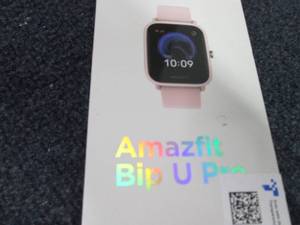 lot 183 image: Amazfit Bip U Pro Smartwatch  Pin...