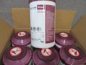 lot 273 image: Case of 6 -70ct Canisters Sani-Clot...
