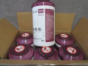 lot 277 image: Case of 6 -70ct Canisters Sani-Clot...