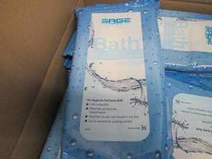 lot 298 image: Case of 60-8ct pks Sage Products Fr...