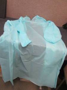 lot 309 image: 2 Cases of 120cs Blue Disposable W...