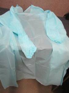 lot 312 image: 2 Cases of 120cs Blue Disposable W...