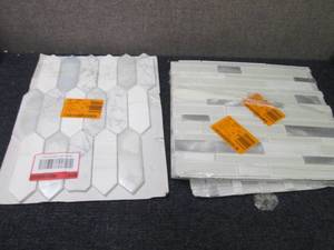 lot 34 image: 4 Sheets Decorative Tile...