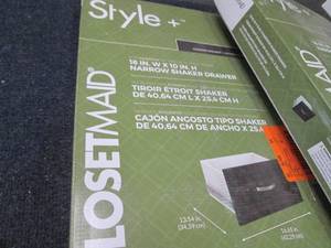 lot 37 image: 3 ClosetMaid Style 10 in. x 17 in....