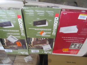 lot 38 image: 2 Style 10 in. x 25 in. Modern Wal...