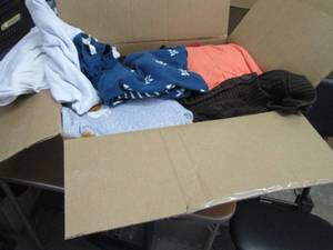 lot 41 image: Box of Assorted Womenss Winter Top...