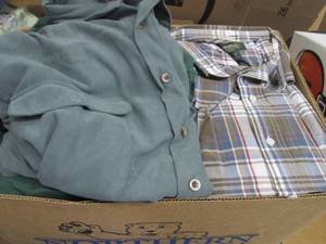 lot 44 image: Box of Assorted Mens Shirts...
