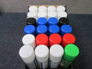lot 94 image: 24- 3 oz Cans Assorted Temporary Ha...