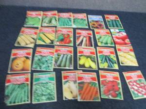 lot 97 image: 24 pks Assorted Ferry Morse Vegetab...