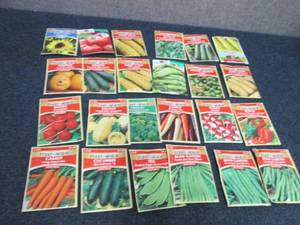 lot 98 image: 24 pks Assorted Ferry Morse Vegetab...