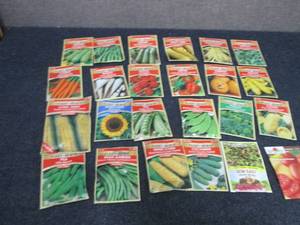 lot 99 image: 24 pks Assorted Ferry Morse Vegetab...