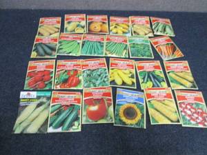 lot 102 image: 24 pks Assorted Ferry Morse Vegetab...