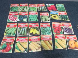 lot 103 image: 24 pks Assorted Ferry Morse Vegetab...