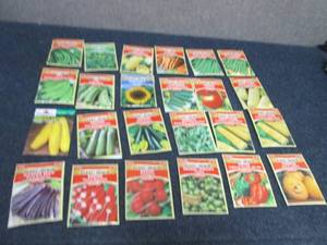 lot 104 image: 24 pks Assorted Ferry Morse Vegetab...