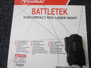 lot 126 image: Firefield BattleTek Subcompact Red ...