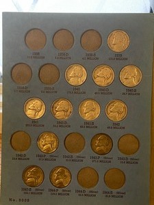 lot 1 image: 1938-1961 Nickel Folder, Includes (...