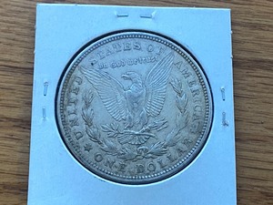 lot 19 image: 1921-D Morgan Silver Dollar ...