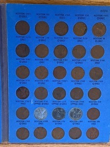 lot 24 image: (51) Wheat Pennies & (2) Memorial C...