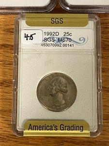 lot 45 image: 2007-D & 2007-P NGC-Graded UNC Wash...