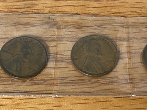 lot 60 image: (6) Lincoln Cent Error Coins - - 19...