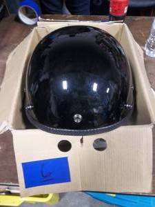 lot 6 image: NEW Raptor Dot Half Helmet Size L