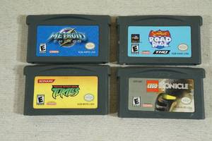 Game Boy Advance Games - Simpsons, Metroid, Turtles