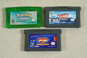 Game Boy Advance Games - Pokemon Emerald, Superman