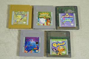 Game Boy Games - Pokemon Gold, Kirbys Dream Land