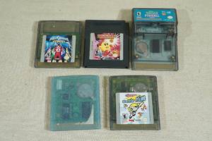 Game Boy Games - Pokemon Crystal, Little Mermaid Pinball