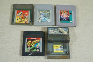 Game Boy Games - Pokemon Silver, Double Dragon