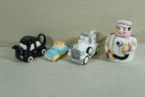 Tea Pots - Cars, Gas Attendant