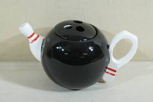 Bowling Ball and Pins Tea Pot