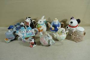 Tea Pots - Dog, Duck, Bunnies