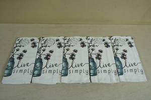 Live Simply Terry Towels