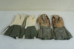 RARE Vintage WWII to Korea Era Military Issue Cold Weather Pilot Mittens