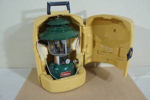 Vintage Coleman Model 228J Lantern with CarryStorage Case