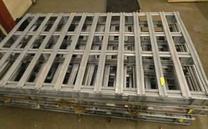 1 Galvanized Steel pallet  78 long x 45 wide