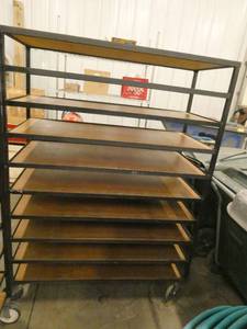 Nice shelving cart on wheels 20 x 45 x 62 tall