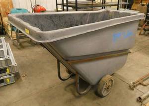 Plastic dump hopper