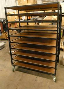 Nice shelving cart on wheels 20 x 45 x 62 tall