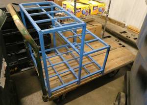 actual Nutting cart, good shape, has a steel cage bolted on it but can be easily removed