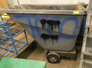 Plastic dump hopper