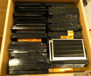 Box full of LCD screens