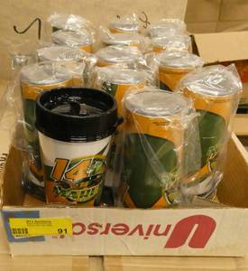 14 new coffee mugs with closing lid