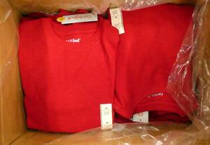 12 Red Cat & Jack size  Med 8-10 and 6 Aqua size small shirts