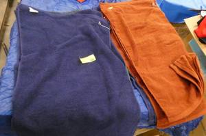 10 Golf towels with eyelet and hook