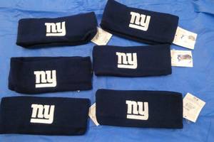 6 NY Giants headbands