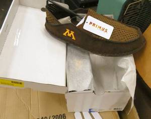 Mens size 10 Campus Primus loafer with rubber bottom - Minnesota Gophers