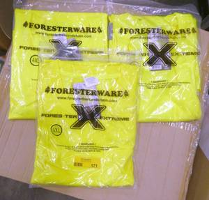 3 Hi-vis shirts size 4XL  these are so bright my camera keeps trying to turn it down a little