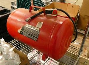 small portable air tank